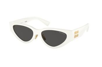 Sunglasses Miu Miu MU03ZS 1425S0 Cat Eye Weiß