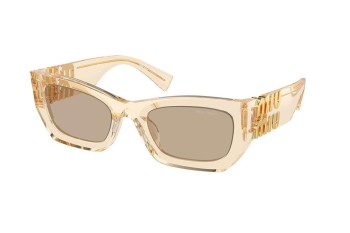 Sonnenbrille Miu Miu MU09WS 11T40F Rechteck Beige