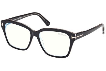 Brillen Tom Ford FT5955-B 003 Quadratisch Schwarz