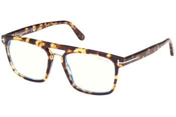 Glasses Tom Ford FT5942-B 053 Quadratisch Havanna