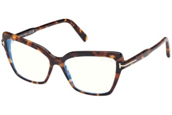 Glasses Tom Ford FT5948-B 052 Cat Eye Havanna