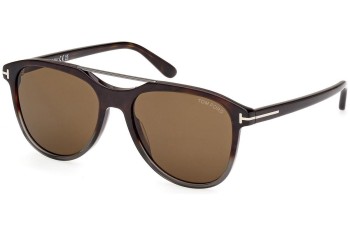 Sonnenbrille Tom Ford FT1098 55J Quadratisch Havanna