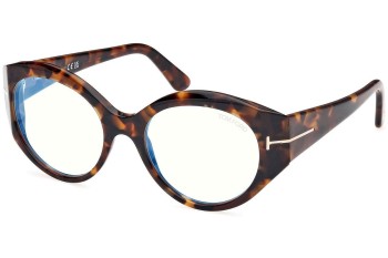 Brillen Tom Ford FT5950-B 052 Oval Havanna