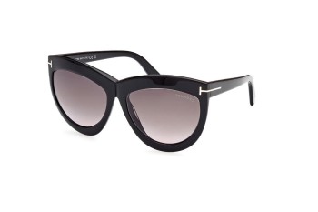 Sunglasses Tom Ford FT1112 01B Cat Eye Schwarz