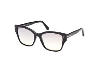 Sunglasses Tom Ford FT1108 01C Rechteck Schwarz