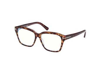 Glasses Tom Ford FT5955-B 056 Quadratisch Havanna