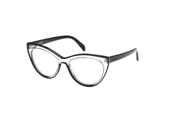 Glasses Emilio Pucci EP5250 086 Cat Eye Schwarz