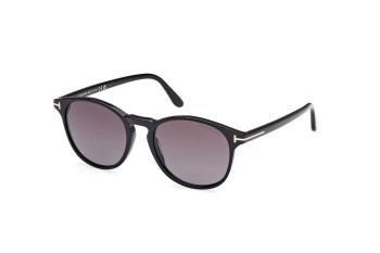 Sonnenbrille Tom Ford FT1097 01B Rund Schwarz