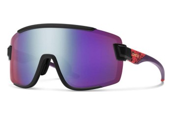 Sonnenbrille Smith WILDCAT H1T/DI Monoscheibe | Shield Schwarz