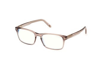 Glasses Tom Ford FT5938-B 057 Quadratisch Beige