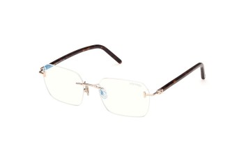 Glasses Tom Ford FT5934-B 028 Rechteck Gold