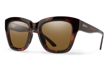 Sonnenbrille Smith SWAY 086/XC Rechteck Havanna