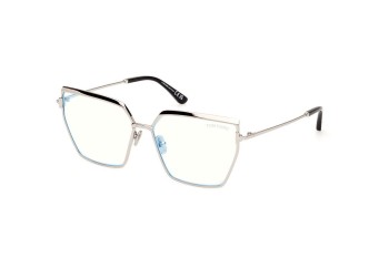 Glasses Tom Ford FT5946-B 016 Quadratisch Silber