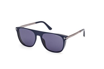 Sonnenbrille Tom Ford FT1105 90V Quadratisch Blau