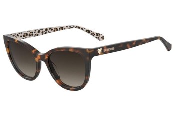 Sunglasses Love Moschino MOL072/S H7P/HA Rechteck Havanna