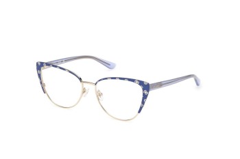 Glasses Guess GU50121 092 Cat Eye Blau