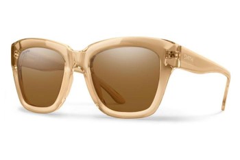 Sunglasses Smith SWAY HAM/L5 Polarized Rechteck Beige