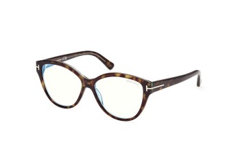 Glasses Tom Ford FT5954-B 055 Cat Eye Havanna