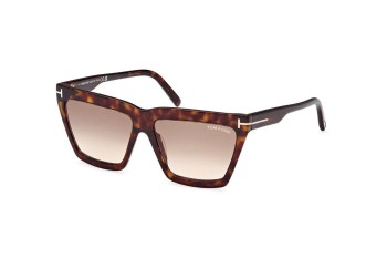 Sunglasses Tom Ford FT1110 52F Quadratisch Havanna