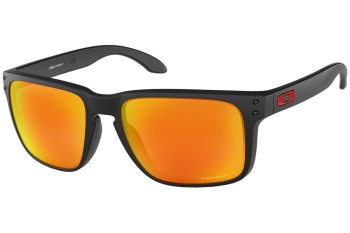 Sonnenbrille Oakley Holbrook XL OO9417-04 PRIZM Quadratisch Schwarz