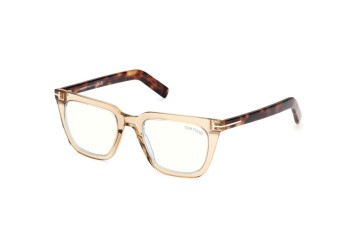 Glasses Tom Ford FT5963-B 045 Rechteck Beige