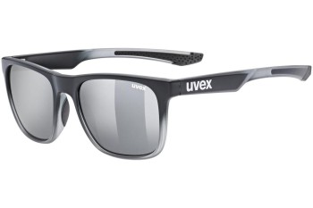 Sunglasses uvex lgl 42 Black Transparent S3 Quadratisch Schwarz