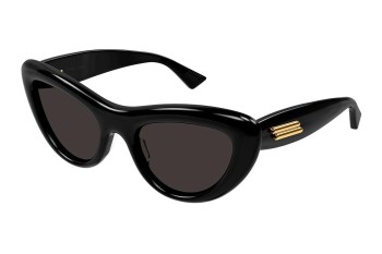 Sunglasses Bottega Veneta BV1282S 001 Cat Eye Schwarz