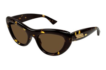 Sonnenbrille Bottega Veneta BV1282S 002 Cat Eye Havanna