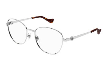 Glasses Gucci GG1601O 003 Rund Silber