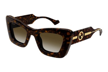 Sunglasses Gucci GG1552S 002 Cat Eye Havanna