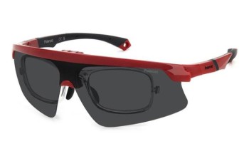 Sunglasses Polaroid PLD7056/CI/S C9A/M9 Polarized Rechteck Rot