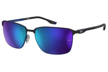 Sonnenbrille Under Armour UARETAINED/G 0VK/T5 Rechteck Schwarz