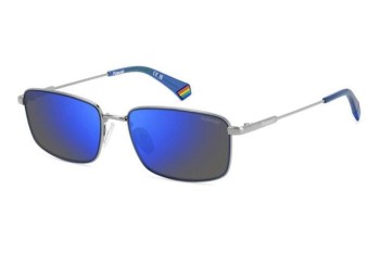 Sonnenbrille Polaroid PLD6227/S/X V84/5X Polarized Rechteck Silber