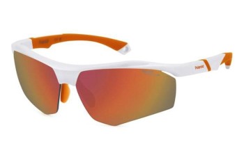 Sonnenbrille Polaroid PLD7055/S VK6/BG Polarized Rechteck Weiß