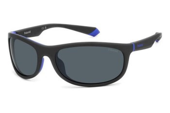 Sunglasses Polaroid PLD2154/S 0VK/C3 Polarized Oval Schwarz