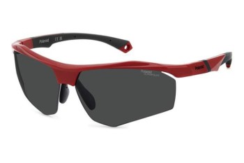 Sonnenbrille Polaroid PLD7055/S C9A/E3 Polarized Rechteck Rot