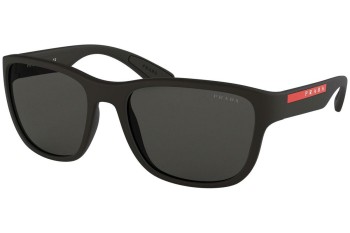 Sunglasses Prada Linea Rossa PS01US DG05S0 Quadratisch Schwarz