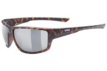 Sonnenbrille uvex sportstyle 230 Havana Mat S3 Rechteck Havanna