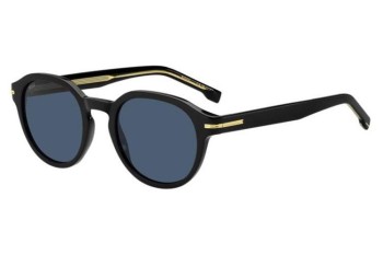 Sonnenbrille BOSS BOSS1721/S 807/KU Rund Schwarz