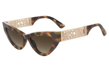 Sonnenbrille Moschino MOS170/S 086/HA Cat Eye Havanna