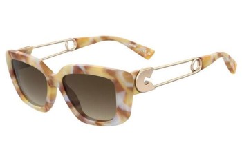 Sunglasses Moschino MOS168/S C9K/HA Rechteck Havanna