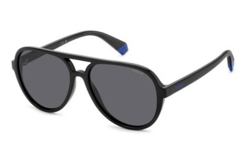 Sonnenbrille Polaroid Junior PLD8046/S/T 807/M9 Polarized Pilot Schwarz