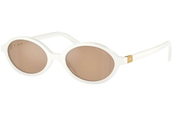 Sunglasses Miu Miu MU04ZS 14240D Oval Weiß