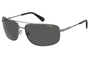 Sonnenbrille Polaroid PLD2101/S KJ1/M9 Polarized Rechteck Silber