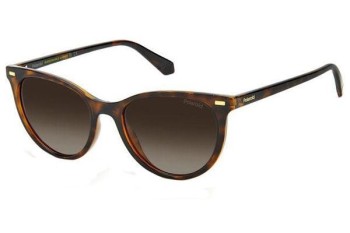 Sunglasses Polaroid PLD4107/S 086/LA Polarized Cat Eye Havanna