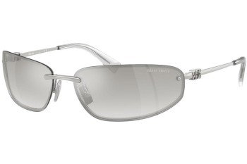 Sonnenbrille Miu Miu MUA50S 1BC8H1 Oval Silber