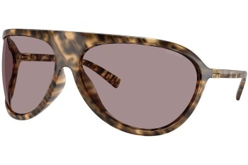 Sunglasses Miu Miu Runway MUA01S 11Z06I Rechteck Havanna