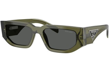 Sonnenbrille Prada PR09ZS 25A40L Rechteck Grün