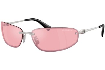 Sonnenbrille Miu Miu MUA50S 1BC70J Oval Silber