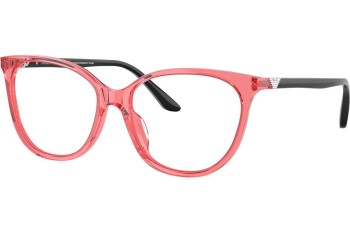 Brillen Emporio Armani EA3249U 6198 Quadratisch Rot